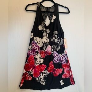 Linea Donatella Butterfly Nightie Ladies Sz Medium NWT